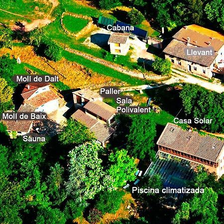 La Cabana Del Moli De La Plana Riudaura Exterior foto