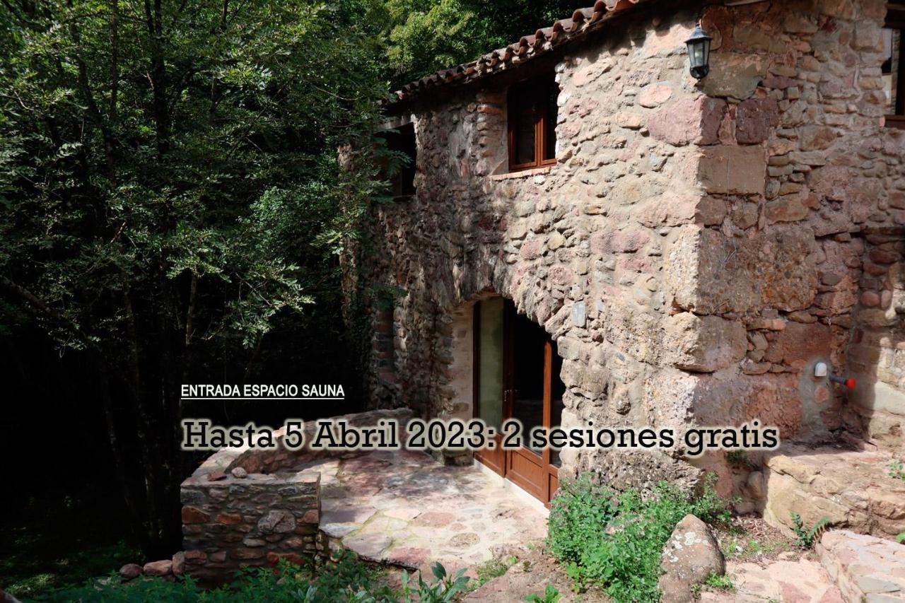 La Cabana Del Moli De La Plana Riudaura Exterior foto